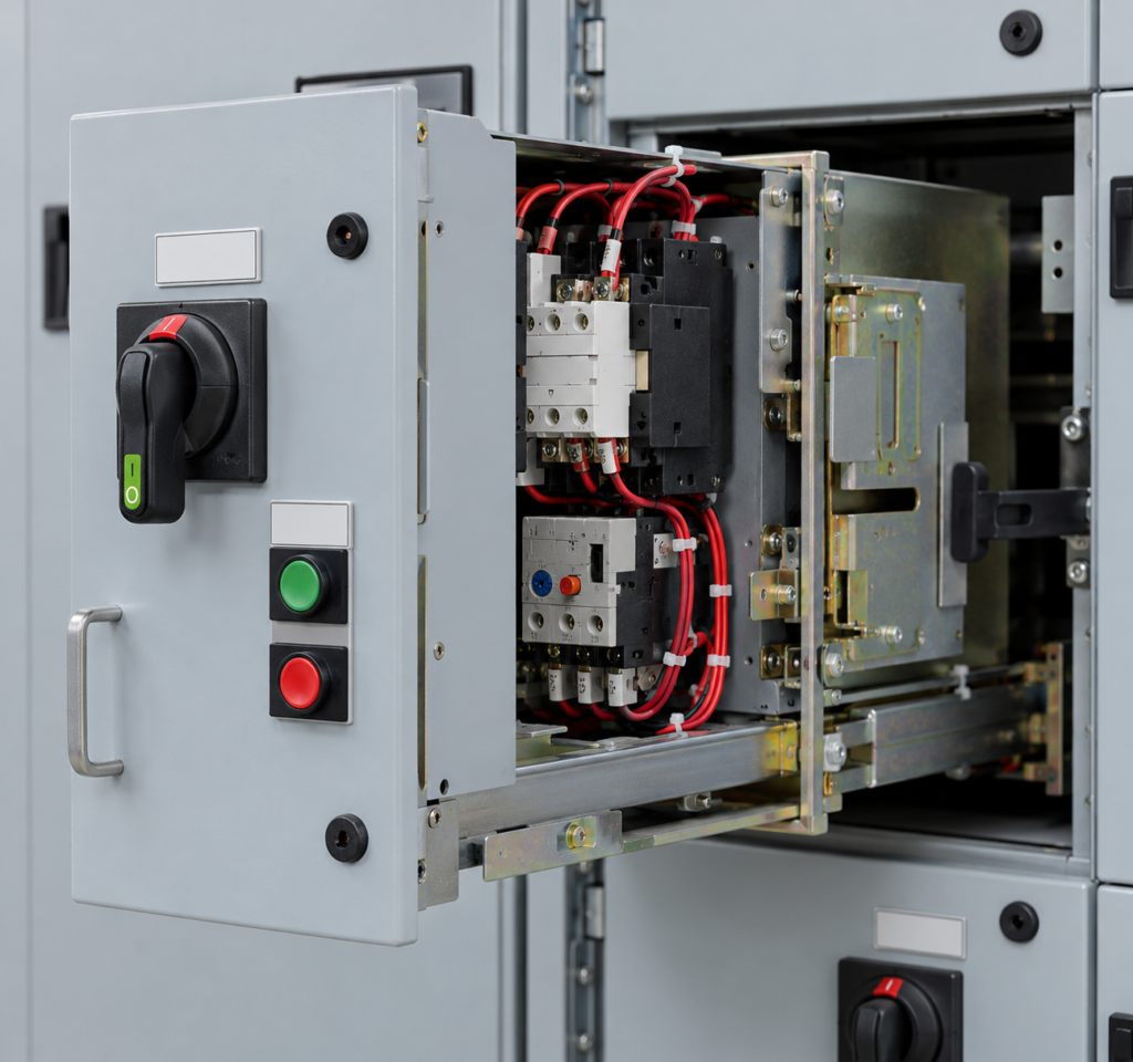 example of a motor control center bucket electriconnection offers.
